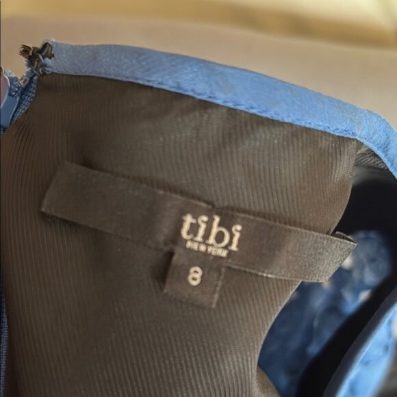 TIBI Elegant Blue Lace Dress size 8 - Picture 6 of 6